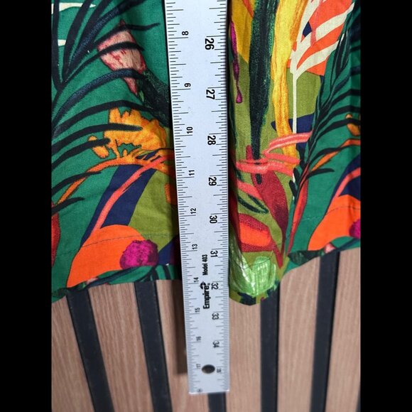 o.p.t Skirt XS Womens Multicolor Tiered Forrest Midi / Maxi Leafy Floral - Picture 4 of 6